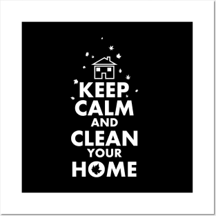 Funny Autumn House Cleaner I Love My House Meme Posters and Art